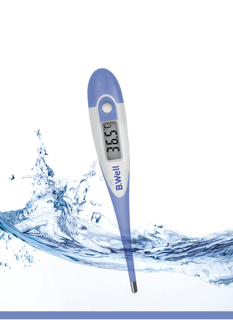 B.Well PRO-04 Standard Digital Thermometer Flexible-Tip Waterproof Celsius & Fahrenheit