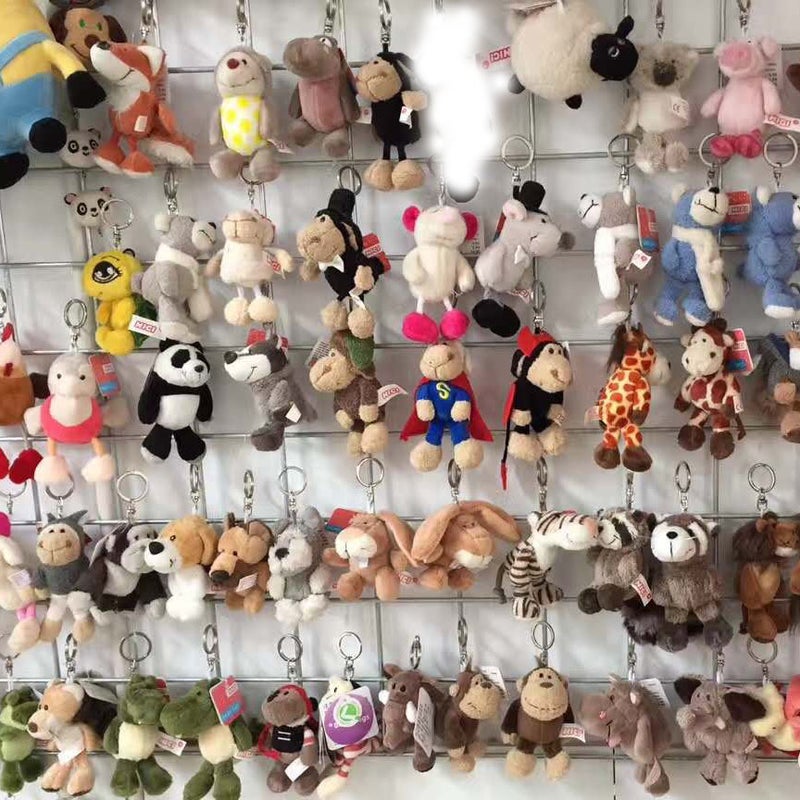Cute Cartoon Keychain Plush Toy for Bag Decoration - Image 1