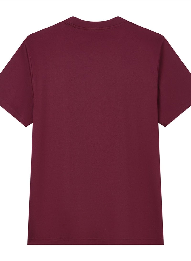 GIORDANO Men's Slim Fit Liquid Touch Cotton Crew Neck Tee - Image 4