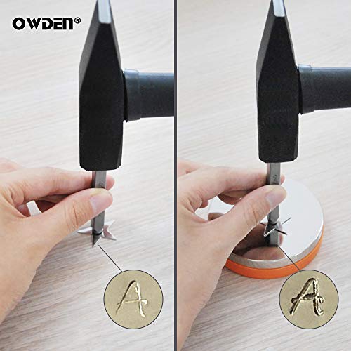 OWDEN Professional Steel Bench Block（No Rebound), Metal Bench Block for Jewelry Stamping Tool,(Diameter: 3 Inches, Height: 3/4 Inch) Steel Part: Mirror Polishing with Chrome Plating. - Image 5