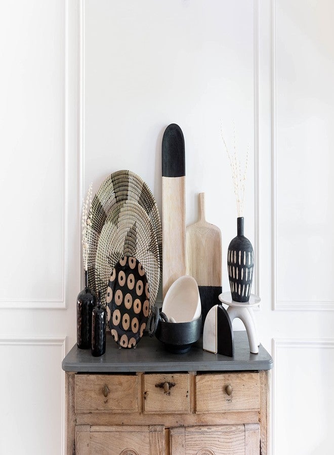 Mud Pie Black Bottle Vase, Large - Image 4