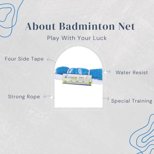 Raisco Nets Maker Badminton Net (Black) - Image 4