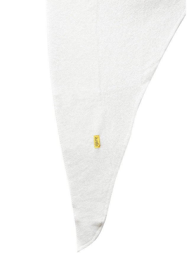 Aurelia Women's Synthetic Shawl (18Aua80001-300286_White_Fs) - Image 5