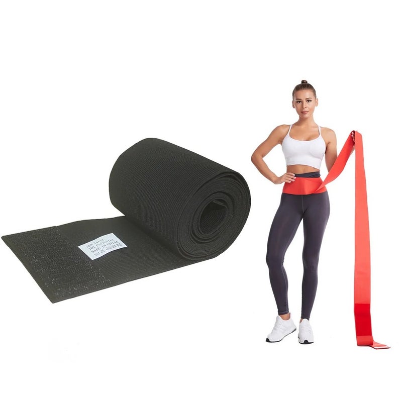 Bluejw Logo Private Label Long Torso Waist Trimmers Tummy Wraps Belly Body Shaper Waist Trimmer Belt Wrap Sauna Trainer - Image 2