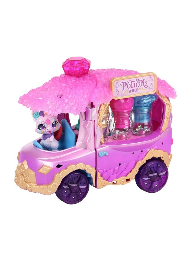 Magic Mixies - Magic Potions Truck Playset. Transforms Into A Potion Shop. Create 3 Spells And Potion Surprises For Your Mixlings. Includes 1 Exclusive Mixling - Image 1
