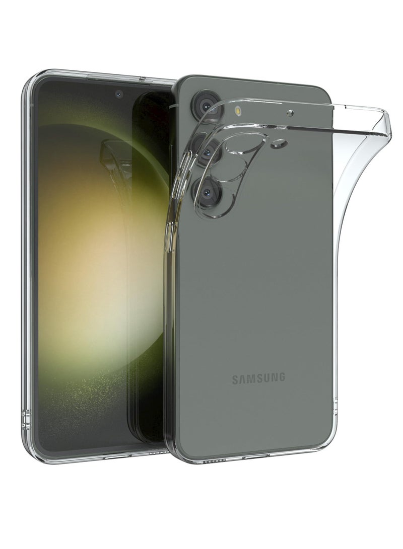 BORTONY Samsung S24 Plus Case Crystal Clear Flexible Soft TPU Shockproof Protective Case Cover for Samsung Galaxy S24 Plus - Image 1