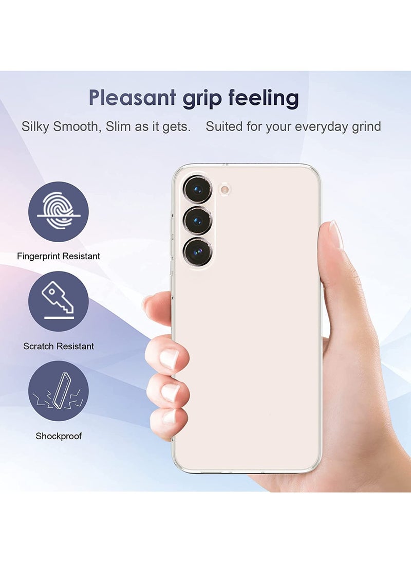 BORTONY Samsung S24 Plus Case Crystal Clear Flexible Soft TPU Shockproof Protective Case Cover for Samsung Galaxy S24 Plus - Image 4