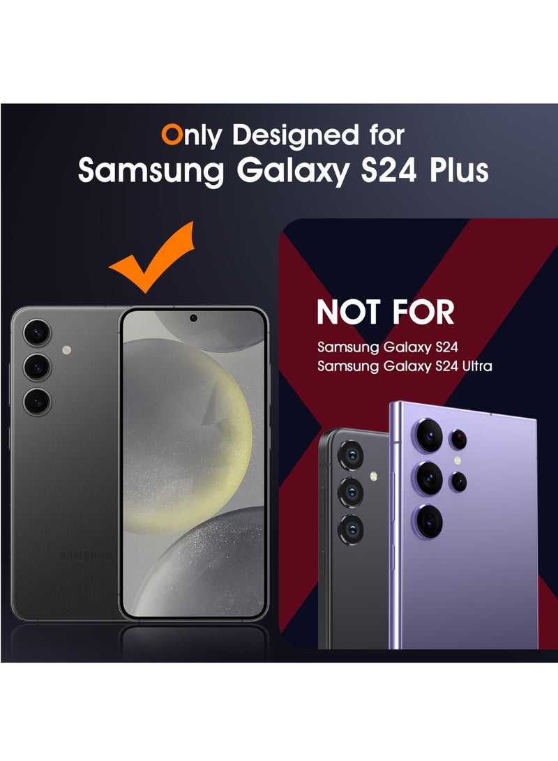 BORTONY Samsung S24 Plus Case Crystal Clear Flexible Soft TPU Shockproof Protective Case Cover for Samsung Galaxy S24 Plus - Image 2