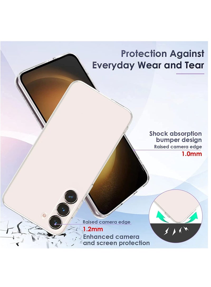 BORTONY Samsung S24 Plus Case Crystal Clear Flexible Soft TPU Shockproof Protective Case Cover for Samsung Galaxy S24 Plus - Image 5
