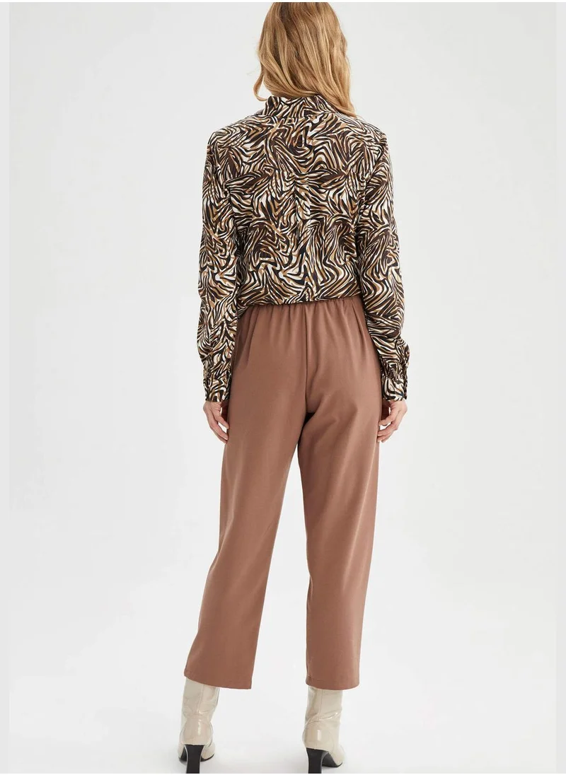 DeFacto Carrot Fit High Waist Trousers
