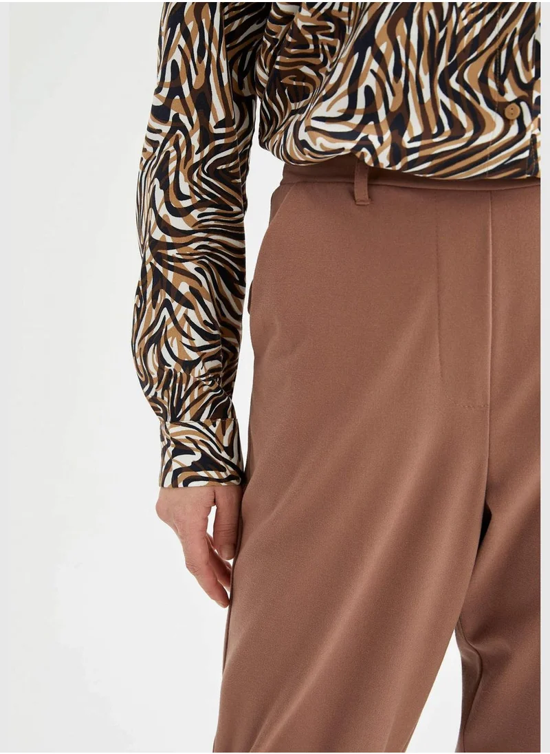 DeFacto Carrot Fit High Waist Trousers