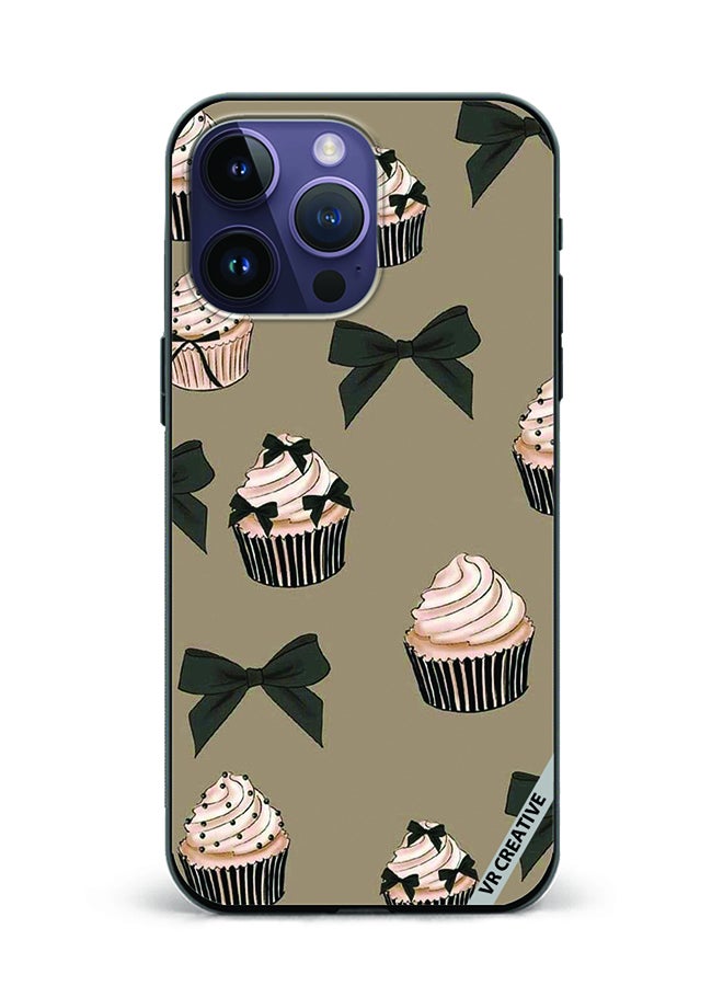 VR CREATIVE Protective Case Cover For Apple iPhone 16 Pro Max Cupcakes Design Multicolour