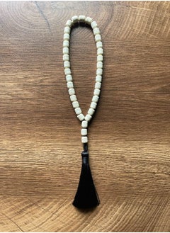 33 Count Prayer Beads White Turquoise