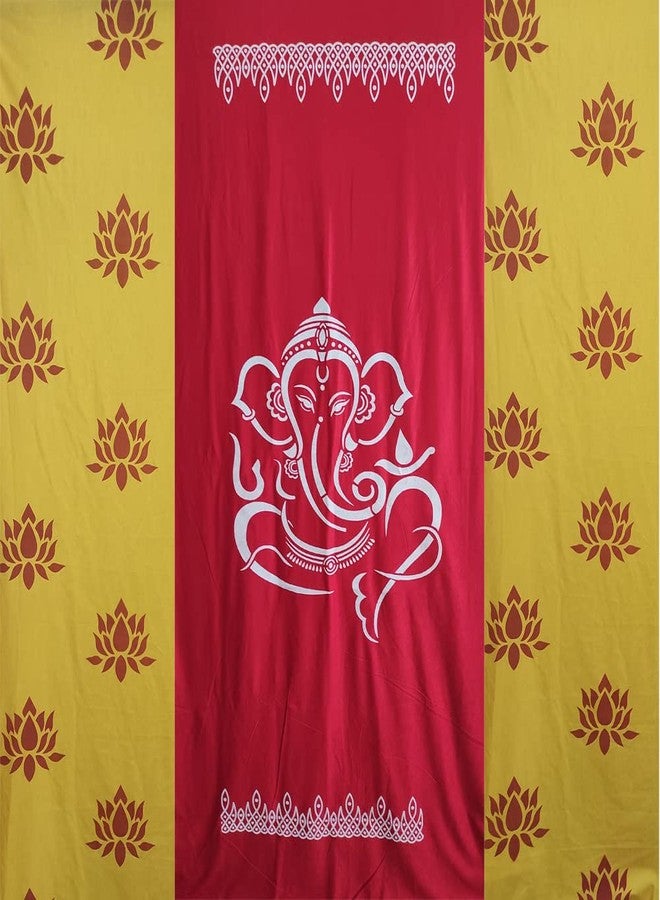 ZESTENTER Ganesh Backdrop Cloth for House Hold Decorations
