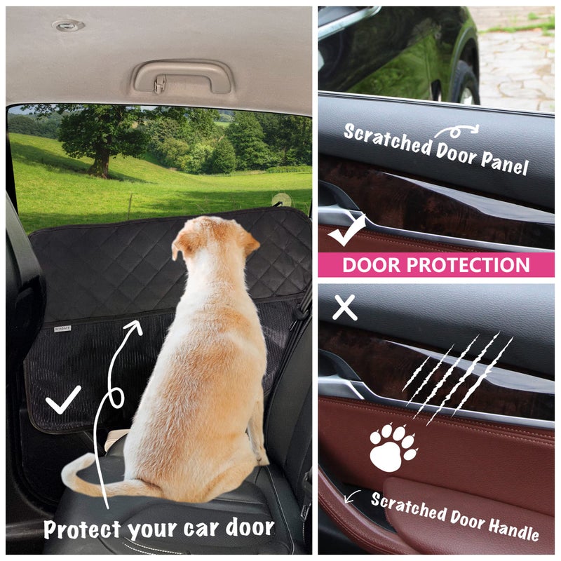 Winbate 2PCS Car Door Protector for Dogs Pet Car Door Cover-Waterproof Scratchproof Nonslip Durable Car Door Protector, Machine Washable Pet Vehicle Door Guard (2 Packs Universal Fit) - Image 2