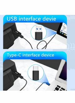 Excefore USB C to B Adapter, Female USB C to MIDI Converter, Compatible with MIDI, Printers, Chromebook Pixel, Electric Piano, Synthesizers and Devices Laptops with Type-C Port, 3 Pack  - Image 5