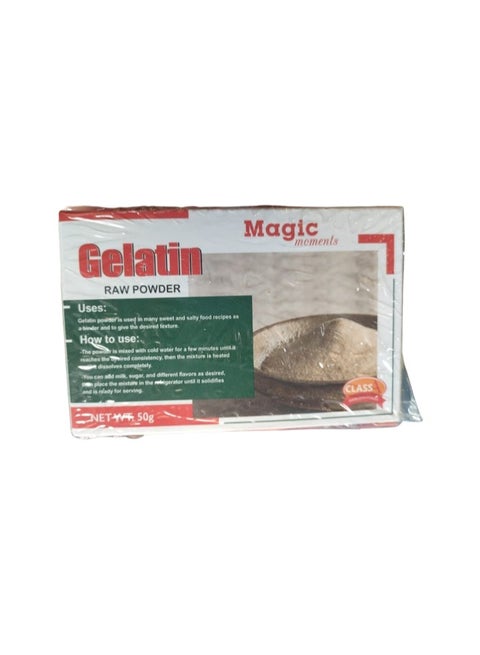 Raw Gelatin Powder 50 grams