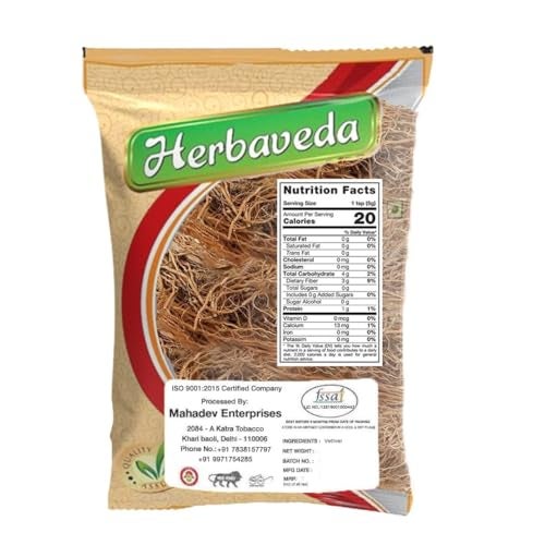 LEANBEING Herbaveda Vetiver Roots|Khus Root|Dried Khas Root|Ramacham Roots|for Insomnia & Pain Management |À¤À¤¸ À¤À¥ À¤À¤¡À¤¼ (50 Grams) - Image 5