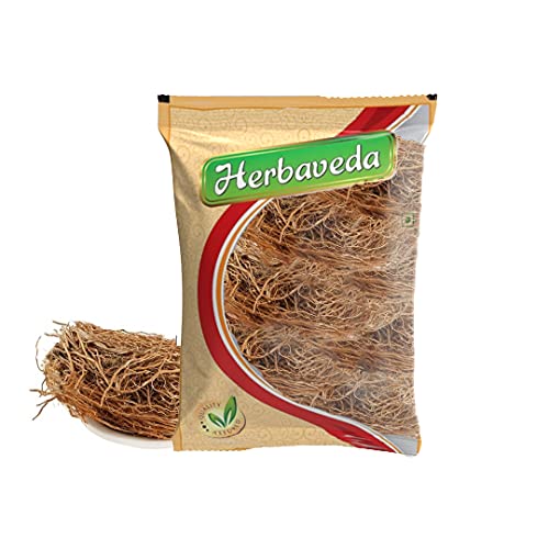 LEANBEING Herbaveda Vetiver Roots|Khus Root|Dried Khas Root|Ramacham Roots|for Insomnia & Pain Management |À¤À¤¸ À¤À¥ À¤À¤¡À¤¼ (50 Grams) - Image 1