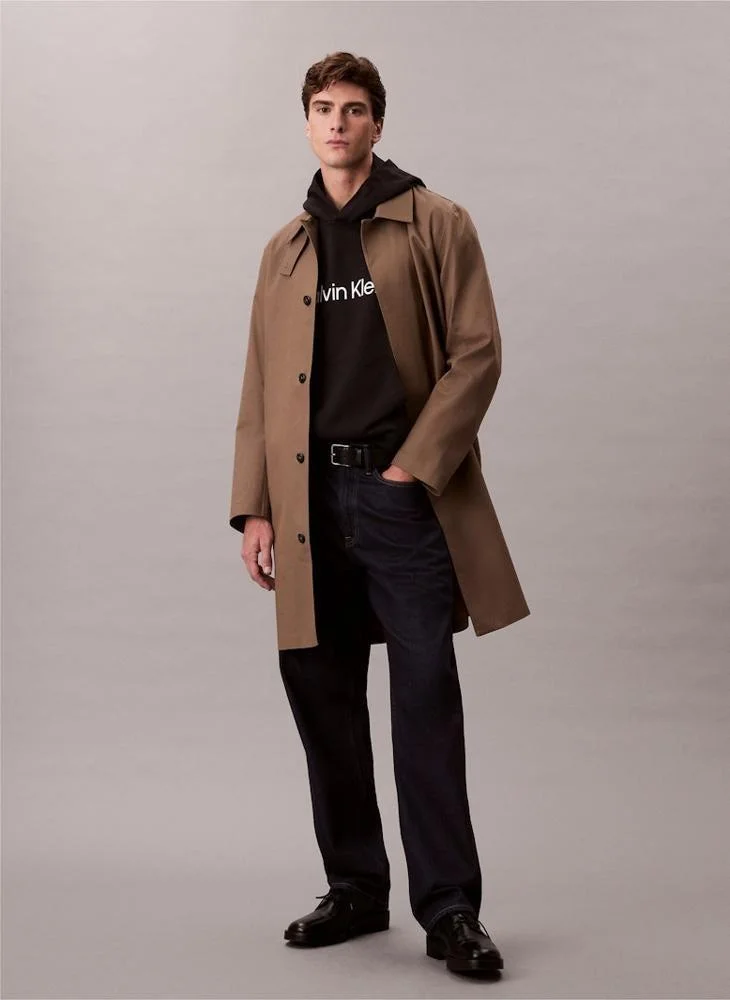 Calvin Klein  Logo Pullover Hoodie for Men | Best Price UAE