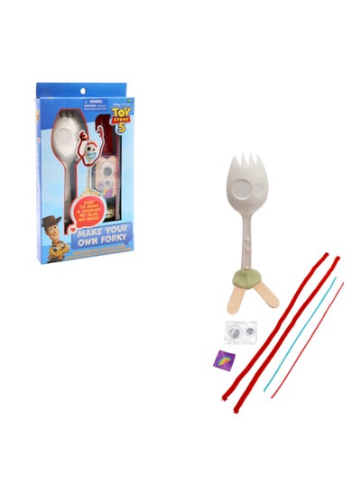 Toy Story 5 Make Your Own Forky Craft Kit, DIY Character Building Set, Mess