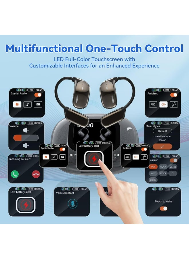 CMGTYYD Translation Earbuds Real Time, Translator Earbuds with LED Touch Screen 50H Playtime, Offline Translator for Exploring Expat Life Freely, Compatible with iOS & Android, 138 Language Support  - Image 3