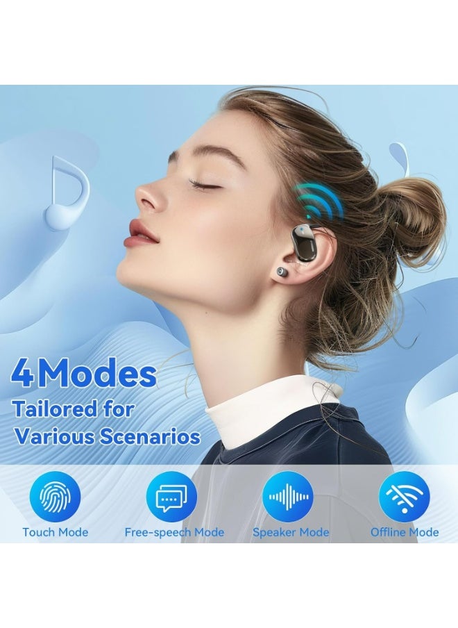CMGTYYD Translation Earbuds Real Time, Translator Earbuds with LED Touch Screen 50H Playtime, Offline Translator for Exploring Expat Life Freely, Compatible with iOS & Android, 138 Language Support  - Image 4