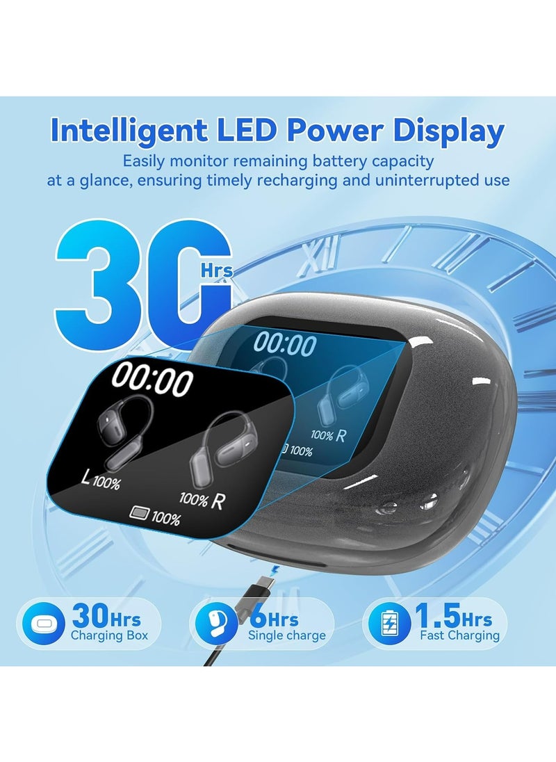 CMGTYYD Translation Earbuds Real Time, Translator Earbuds with LED Touch Screen 50H Playtime, Offline Translator for Exploring Expat Life Freely, Compatible with iOS & Android, 138 Language Support  - Image 2