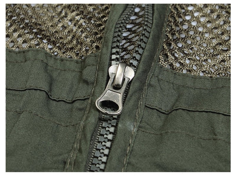 Kedera Men's Casual Outdoor Work Safari Fishing Travel Photo Cargo Vest Jacket Multi Pockets - Image 5