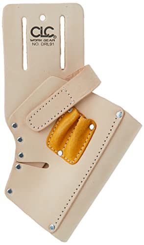 Custom Leathercraft CLC Custom Leathercraft DRL91 45 Degree Cordless Drill Holster, Beige - Image 1