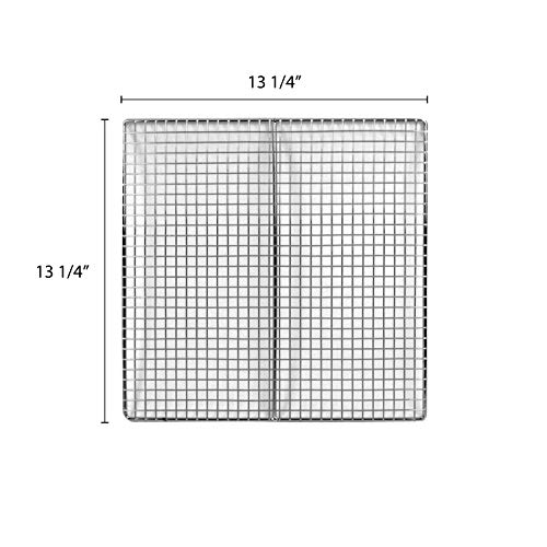 Excellant Thunder Group SLRACK1313 Fryer Screen 13-1/2" X 13-1/2" Fits Imperial ® IFS-40 & American Range® AF-45 - Image 2