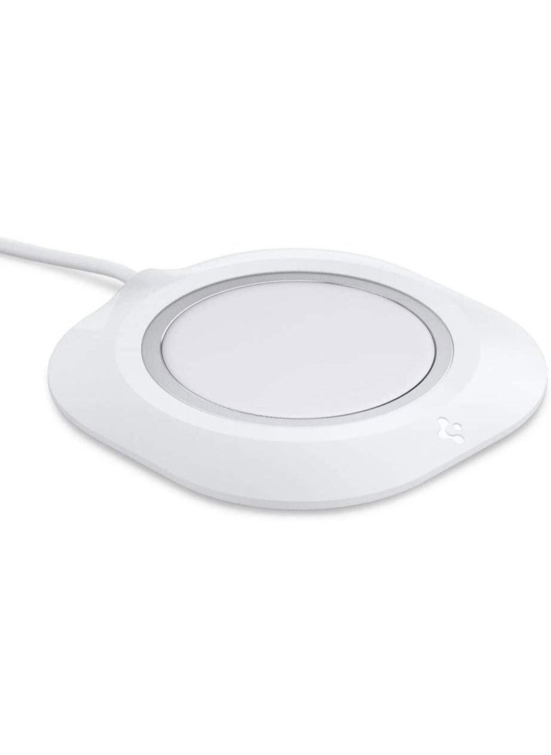 Spigen Mag Fit MagSafe Charger Pad for iPhone 13 / 12 Models (Charger Not included) - White  - Image 1