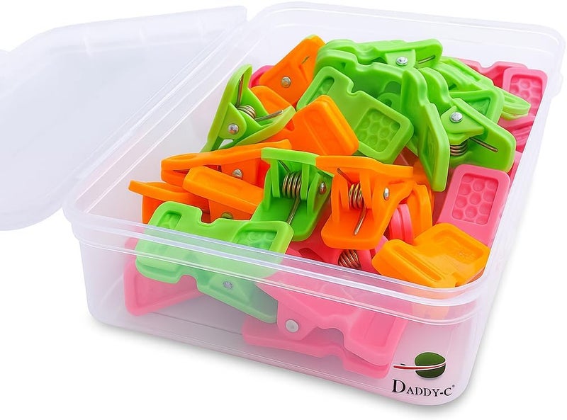 DADDY - G® Non Slip Heavy Quality Duty Rust Cloth Peg Plastic Hanging Clips for Cloth Drying/Pegs for Hanger/Ropes/Towel Dryer/Cloth Drying Pins - Image 1