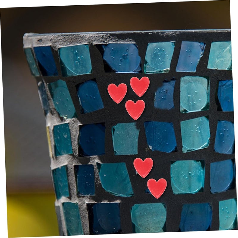 Heart-Shaped Ceramic Tiles for DIY Crafts 100g Set of Colorful Tiles for Home Decoration and Art Projects - Image 4
