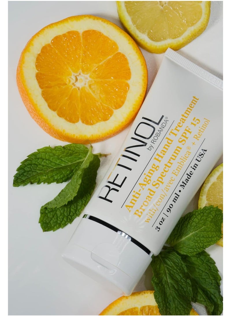 RETINOL Retinol Anti-Aging Hand Treatment │ Broad Spectrum SPF 15 + Retinol Cream to Repair Dry Skin  - Image 4