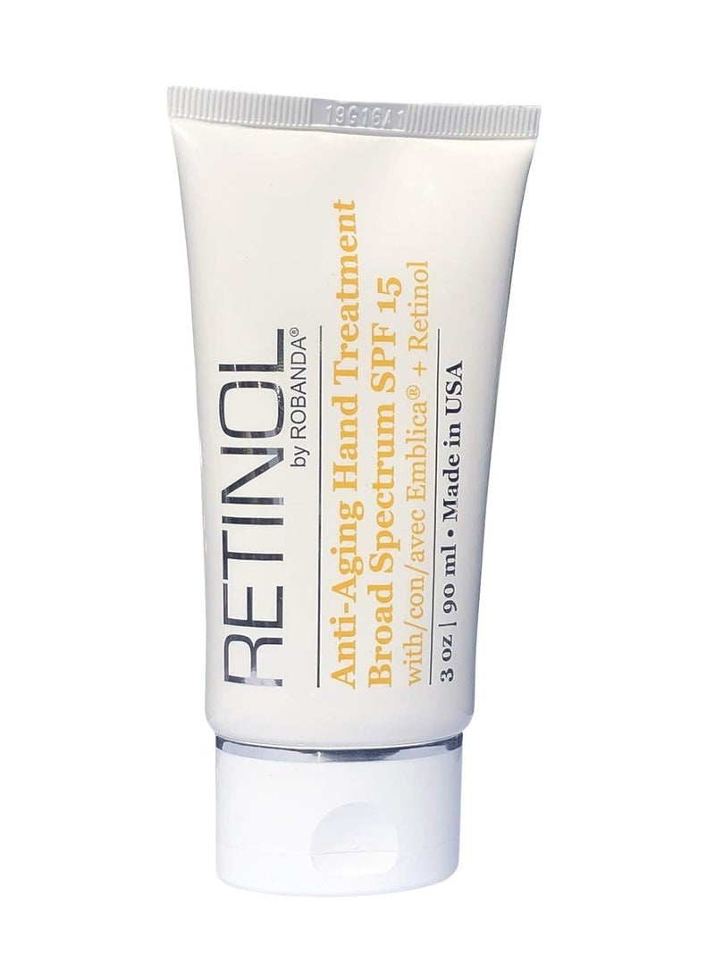 RETINOL Retinol Anti-Aging Hand Treatment │ Broad Spectrum SPF 15 + Retinol Cream to Repair Dry Skin  - Image 1