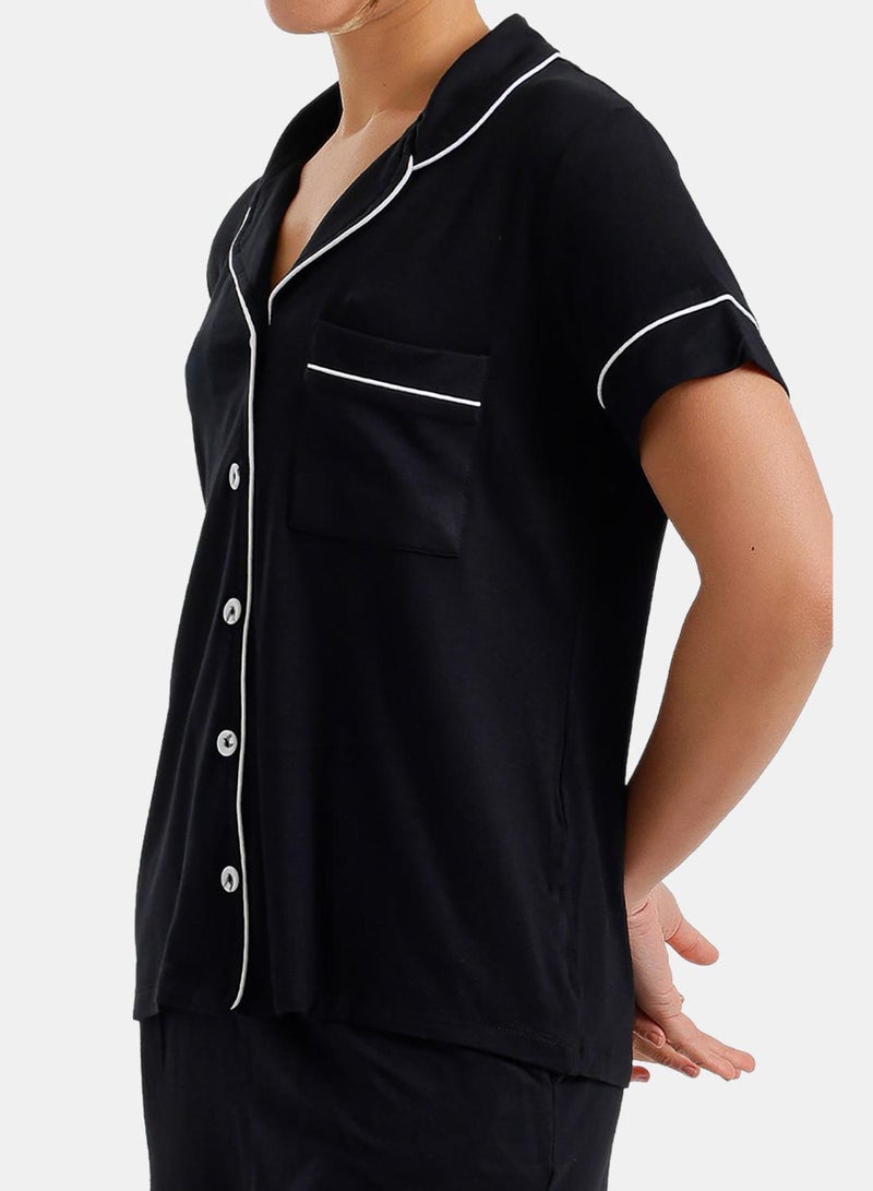 Carina Piped Short Pyjama Set - Image 5
