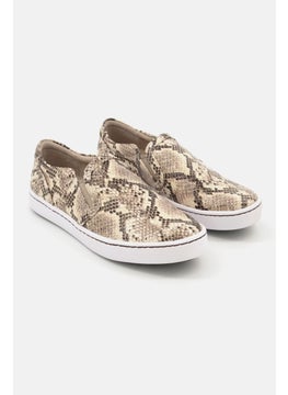 clarks Women Pawley Bliss Slip On Casual Shoes, Beige  - Image 1