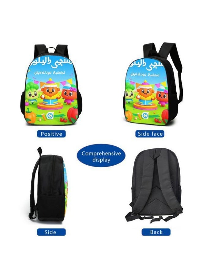 Cartoon style universal three-piece schoolbag - 406  - Image 4