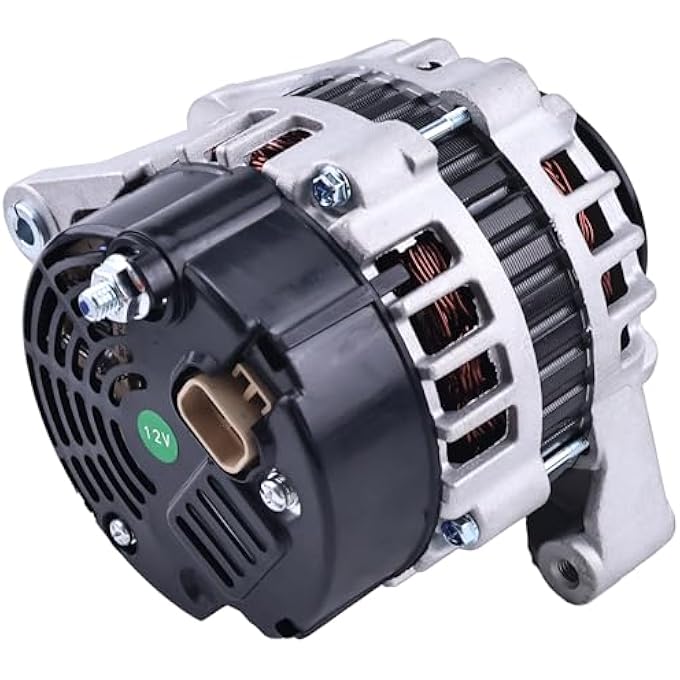 LSSOCH 12V 90 Amps Alternator 7008772 6675292 A12390N 6678205 6690593 TA000A48401 Compatible With Bobcat Skid Steer S130 Kubota V2003-M Dsl 2002 2003 2004 2005 S130 V2203DI Dsl 05 06 07 08 09 10 11 - Image 3