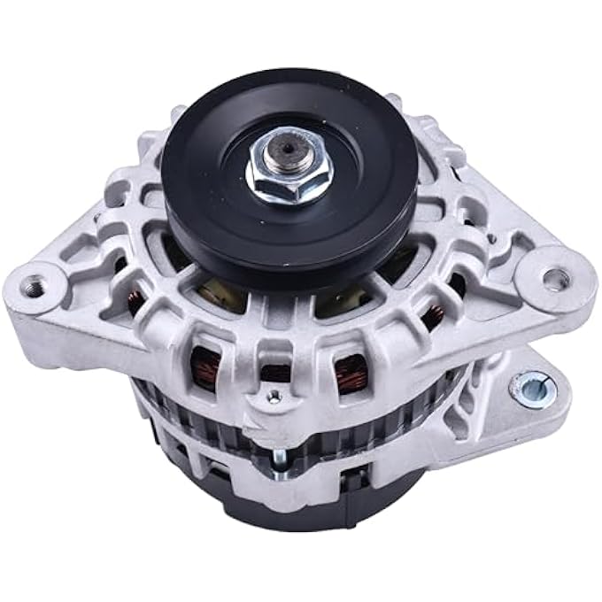 LSSOCH 12V 90 Amps Alternator 7008772 6675292 A12390N 6678205 6690593 TA000A48401 Compatible With Bobcat Skid Steer S130 Kubota V2003-M Dsl 2002 2003 2004 2005 S130 V2203DI Dsl 05 06 07 08 09 10 11 - Image 1