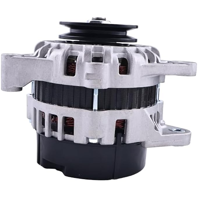 LSSOCH 12V 90 Amps Alternator 7008772 6675292 A12390N 6678205 6690593 TA000A48401 Compatible With Bobcat Skid Steer S130 Kubota V2003-M Dsl 2002 2003 2004 2005 S130 V2203DI Dsl 05 06 07 08 09 10 11 - Image 2