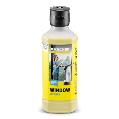Kärcher Window Cleaner Concentrate - Cleans Windows, Showers, Mirrors, Glass - Perfect for Karcher Window Vacuum Cleaners - 16.9 Oz - Image 1