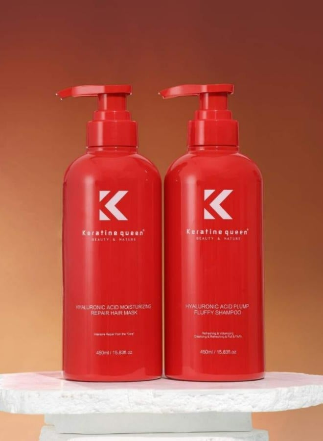 Keratine queen Vip Hyaluronic Acid Wash Care Set - Image 3