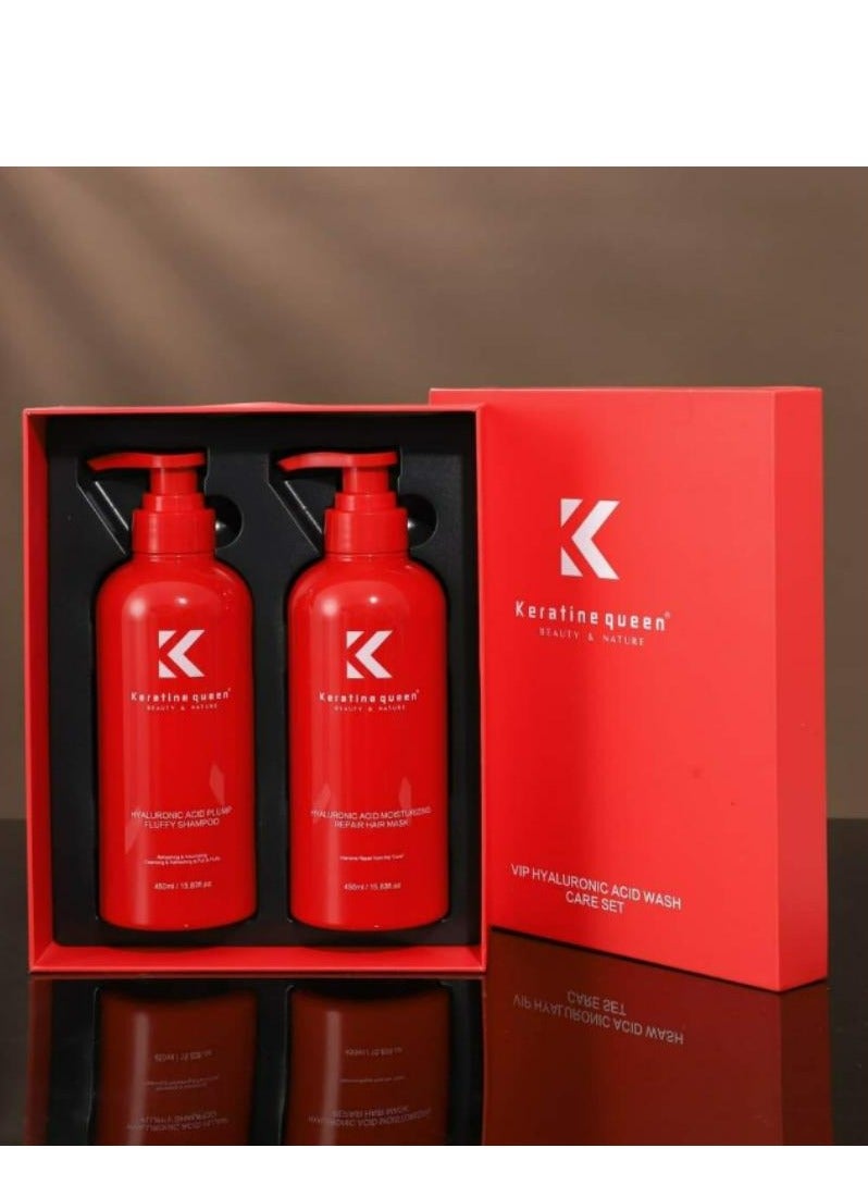 Keratine queen Vip Hyaluronic Acid Wash Care Set - Image 1