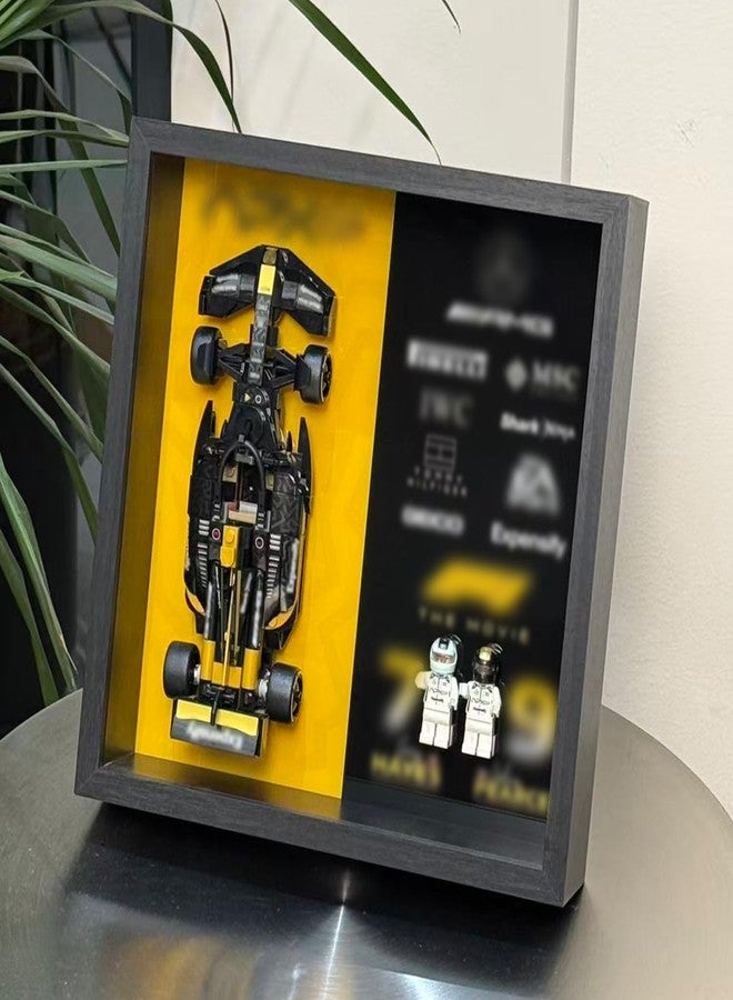 iLuane Display Wallboard for LEGO Speed Champion The Movie APXGP Team Race Car 77252 Toy Blocks, Adult Collectibles Wall Mount, Room or Office Decor(No Car Included) - Image 1