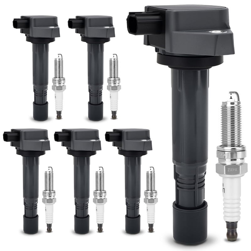 X4XZ UF624 Ignition Coil 97390 Double Iridium Spark Plug for Acura 1013 MDX1315 RDX1013 ZDXHonda 0915 Pilot0914 Ridgeline 35L 37L Replaces 30520RN0A01 E1124 - Image 2