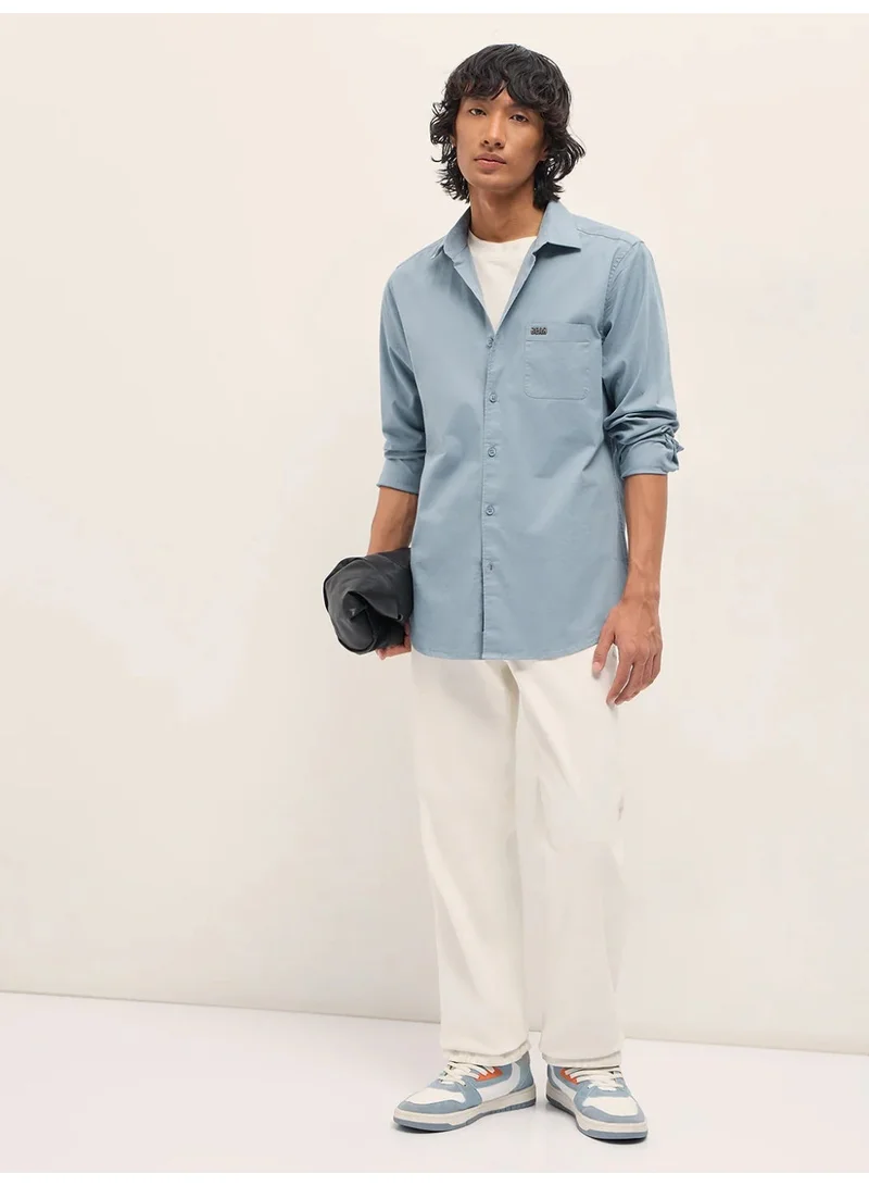 THE BEAR HOUSE  Men’s Long Sleeve Shirt – Classic, Comfortable and Stylish Essential for Work, Travel or Casual Outings for Men | Best Price UAE