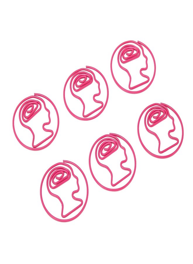 BORDSTRACT 50 Pieces Pink Brain-Shaped Paperclips for Paper Organizing, Cute Paper Clips Bookmark for Office Supplies File Document Partner - Image 4