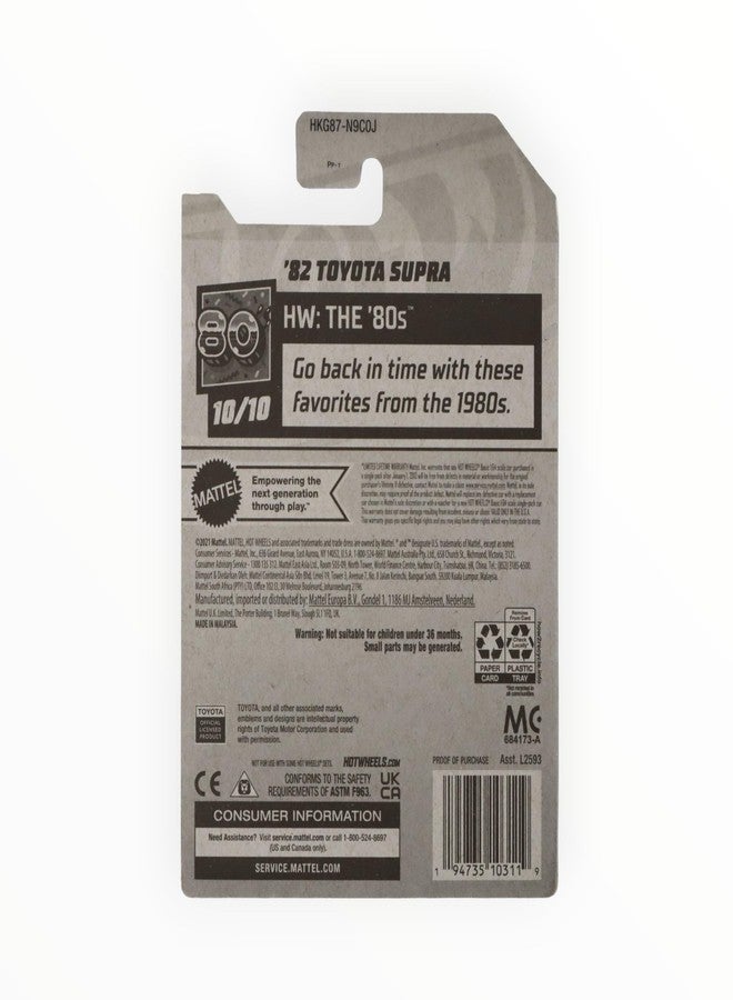 Hot Wheels '82 Toyota Supra, HW The '80s 10/10 [red] 167/250 - Image 3